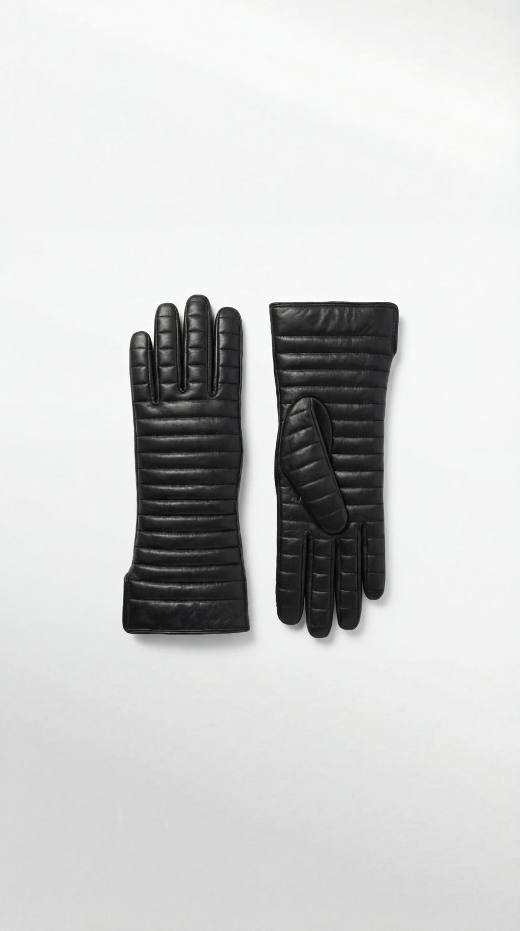 Quilted Leather Gloves In Nappa Leather