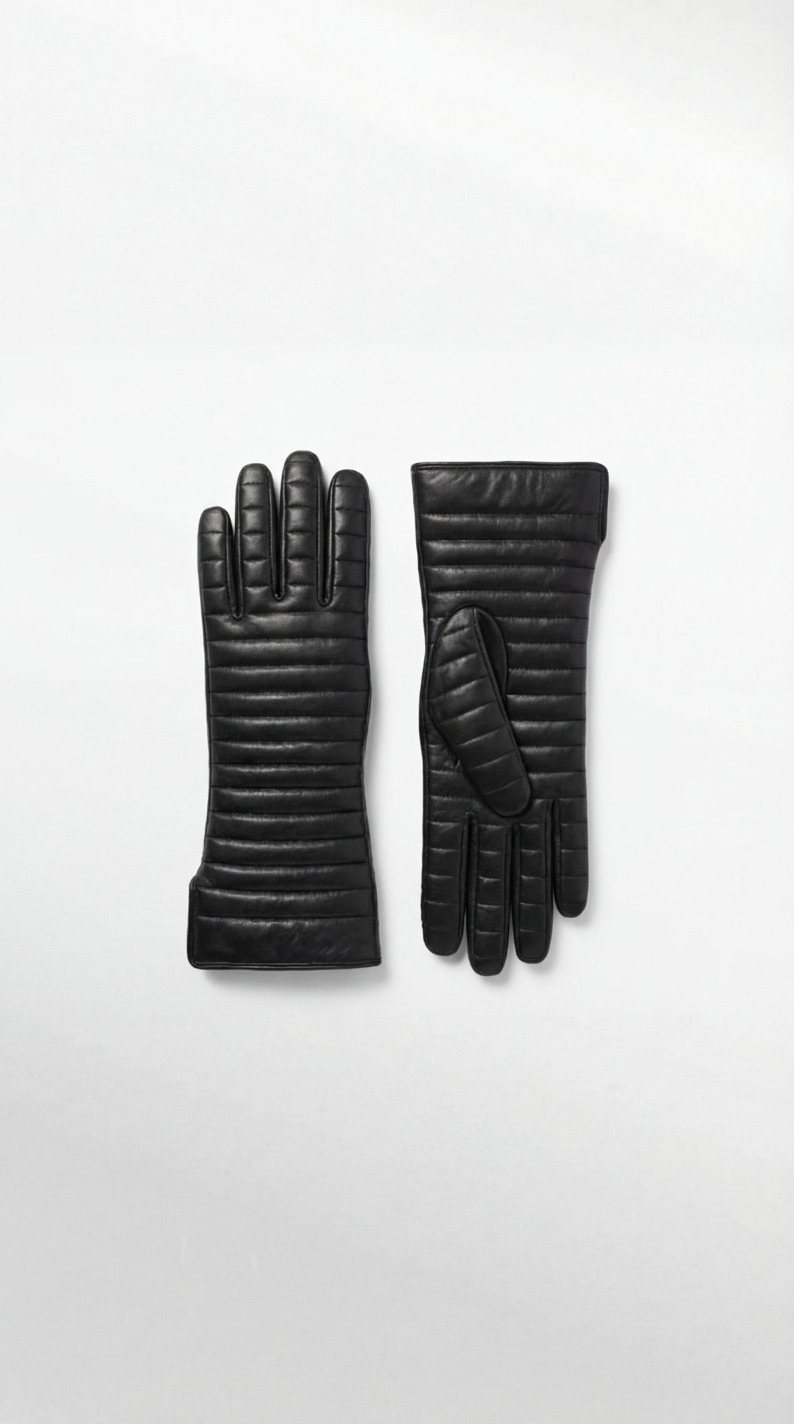 Quilted Leather Gloves In Nappa Leather