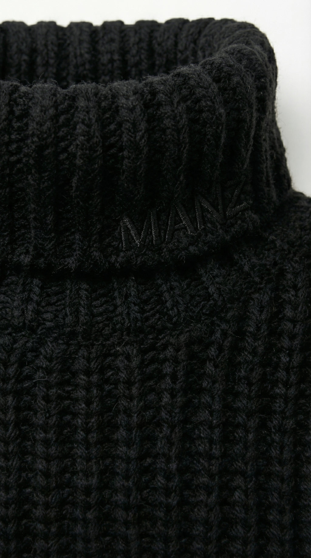 Chunky Ribbed Turtleneck in Wool-Cashmere Blend