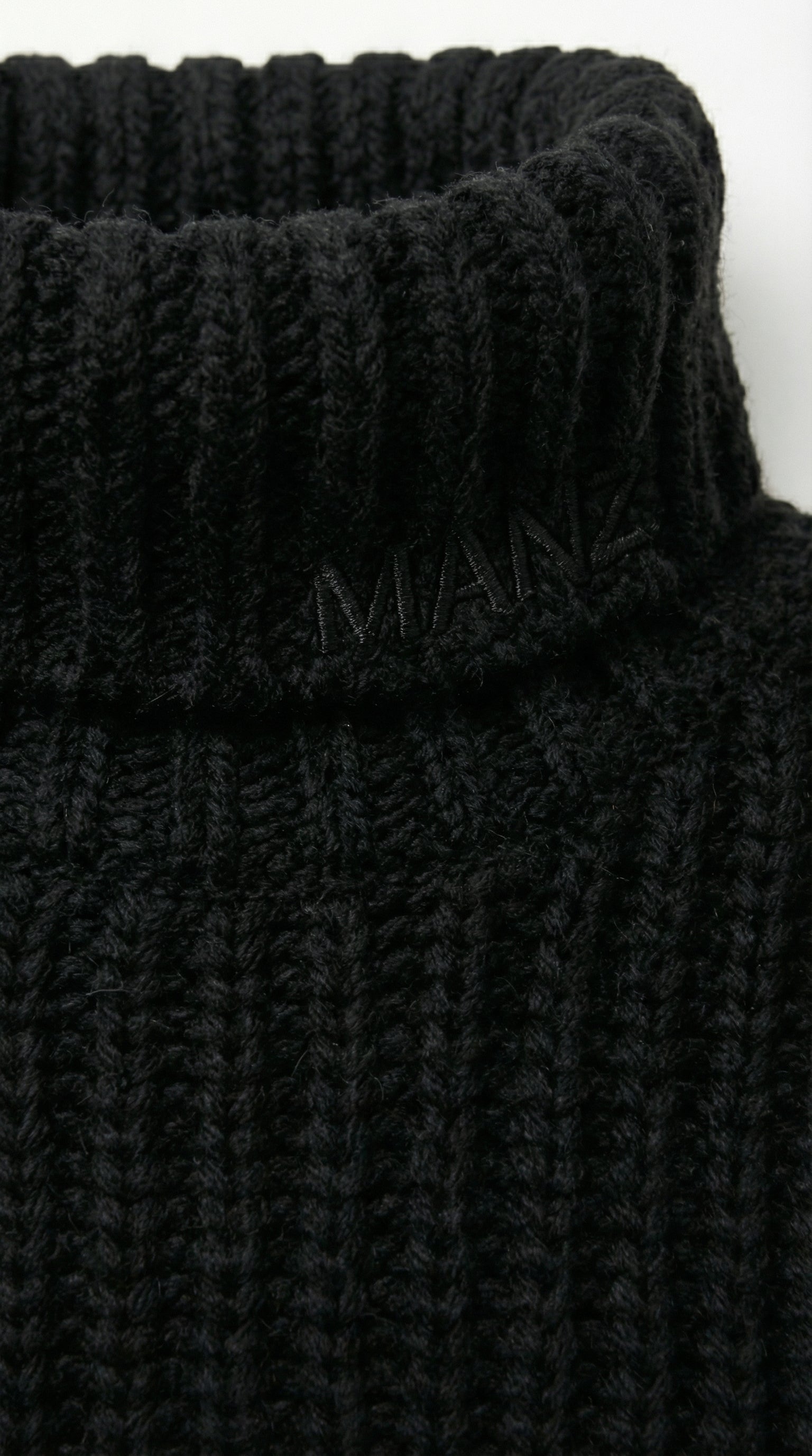 Chunky Ribbed Turtleneck in Wool-Cashmere Blend